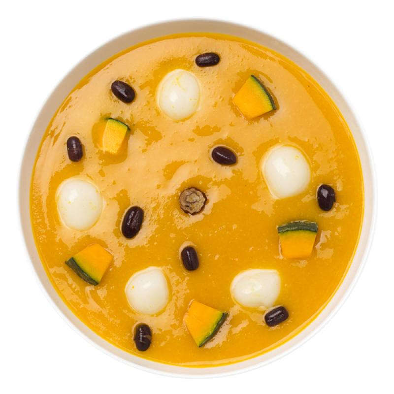 한우병아리호박죽